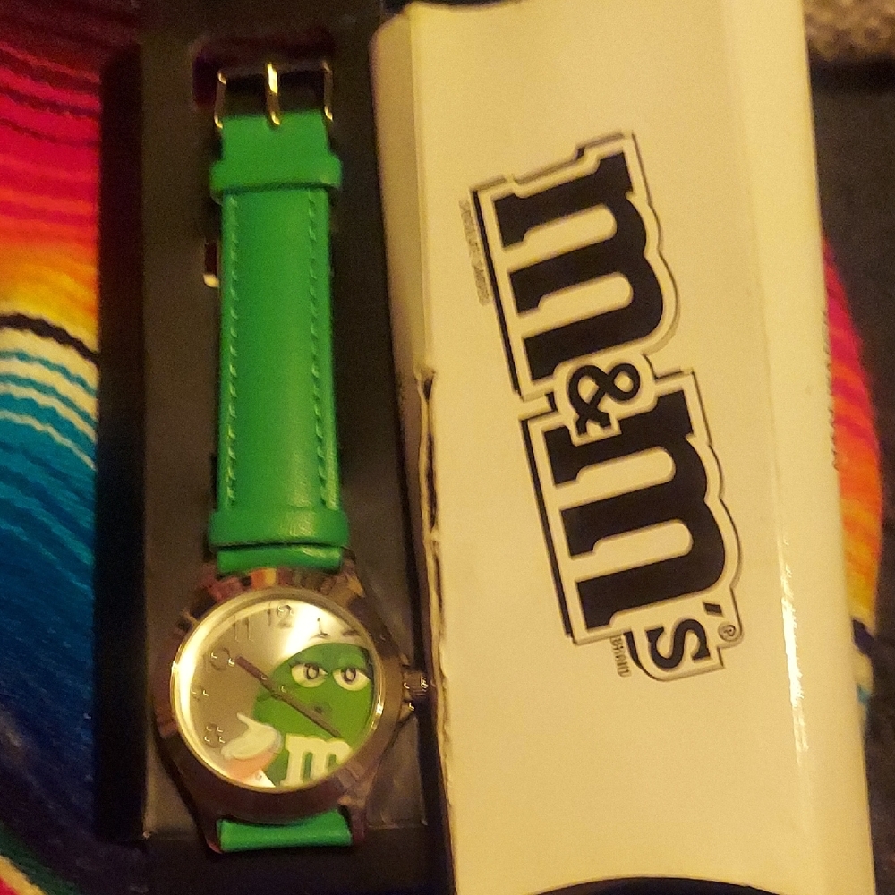 Retro Inspo. Green M & M (Mos Def Lesbian) Nwt Watch